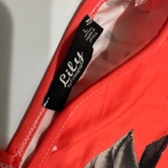 Lily Floral Dress - Size L - Orange/Floral - Picture 2 of 3